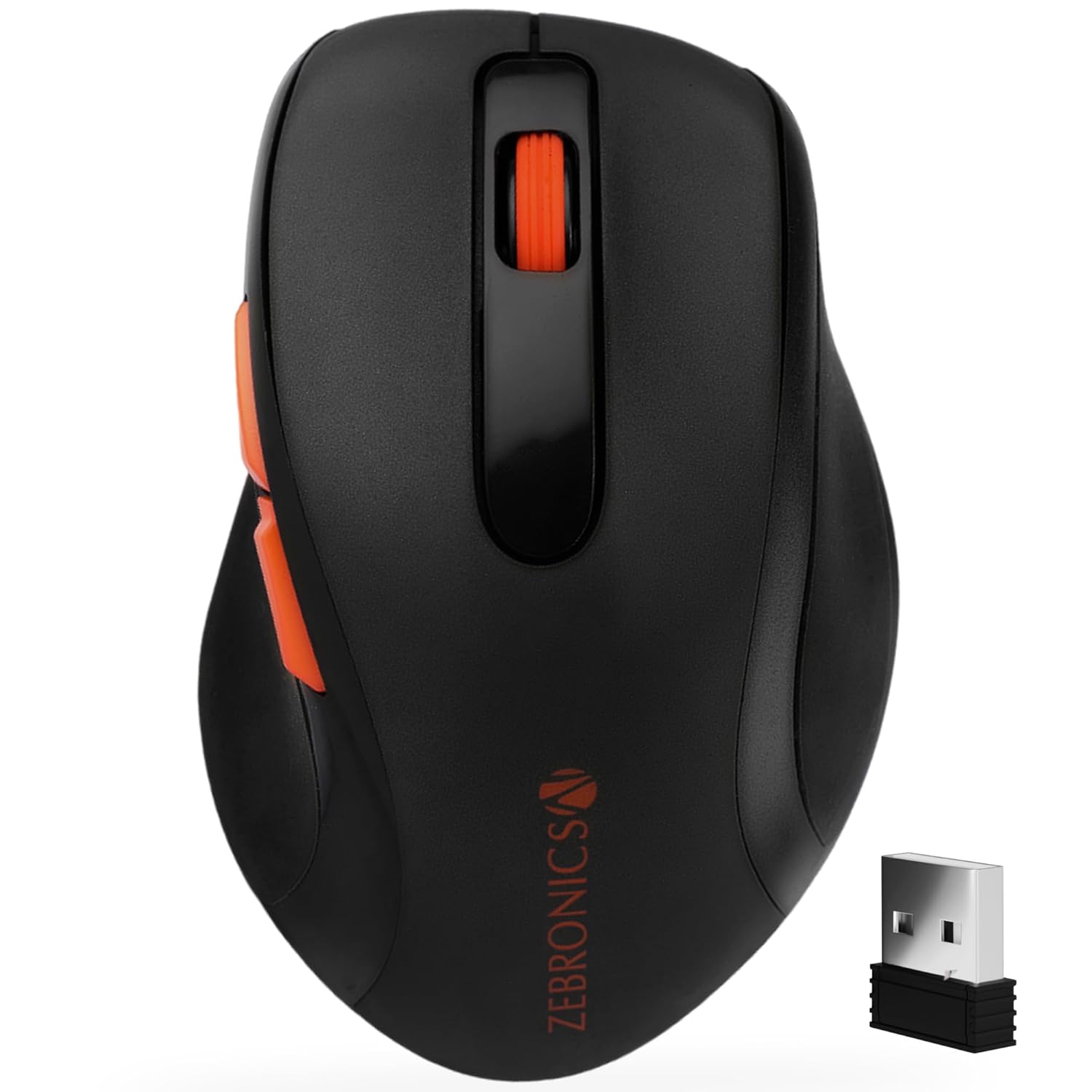 ebronics Zeb-Curve Wireless Optical Mouse with Nano Receiver