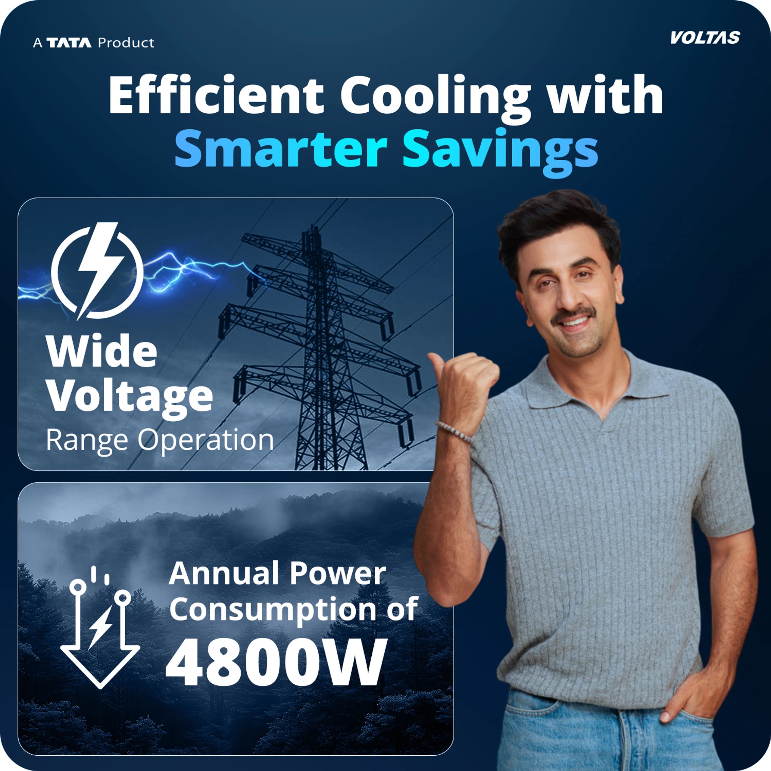 Voltas 1.5 Ton 2 Star Fixed Speed Window AC Vectra Series