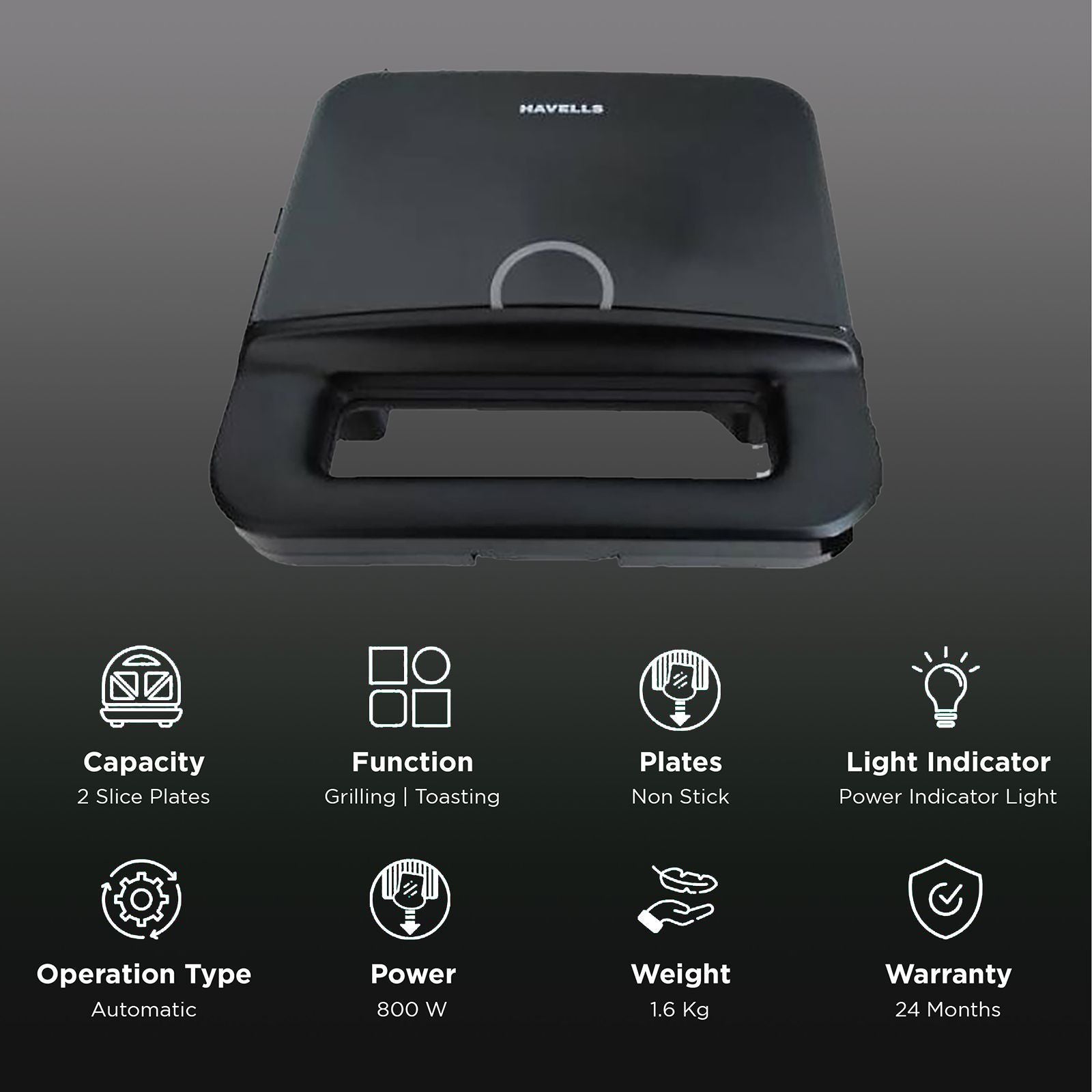 HAVELLS Perfect Fill Plus Sandwich Maker