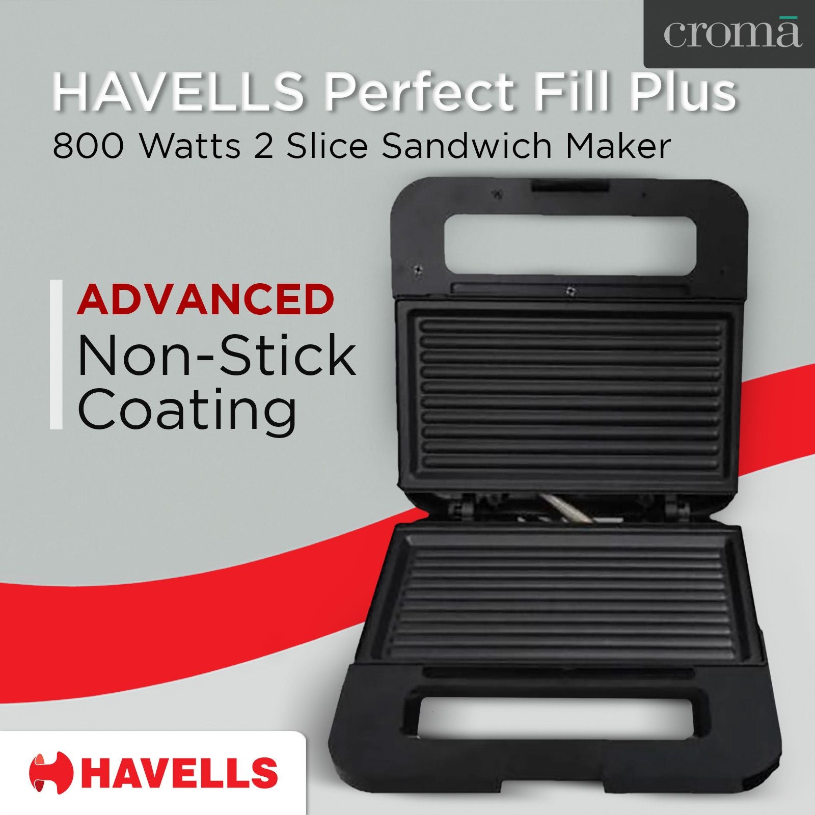 HAVELLS Perfect Fill Plus Sandwich Maker