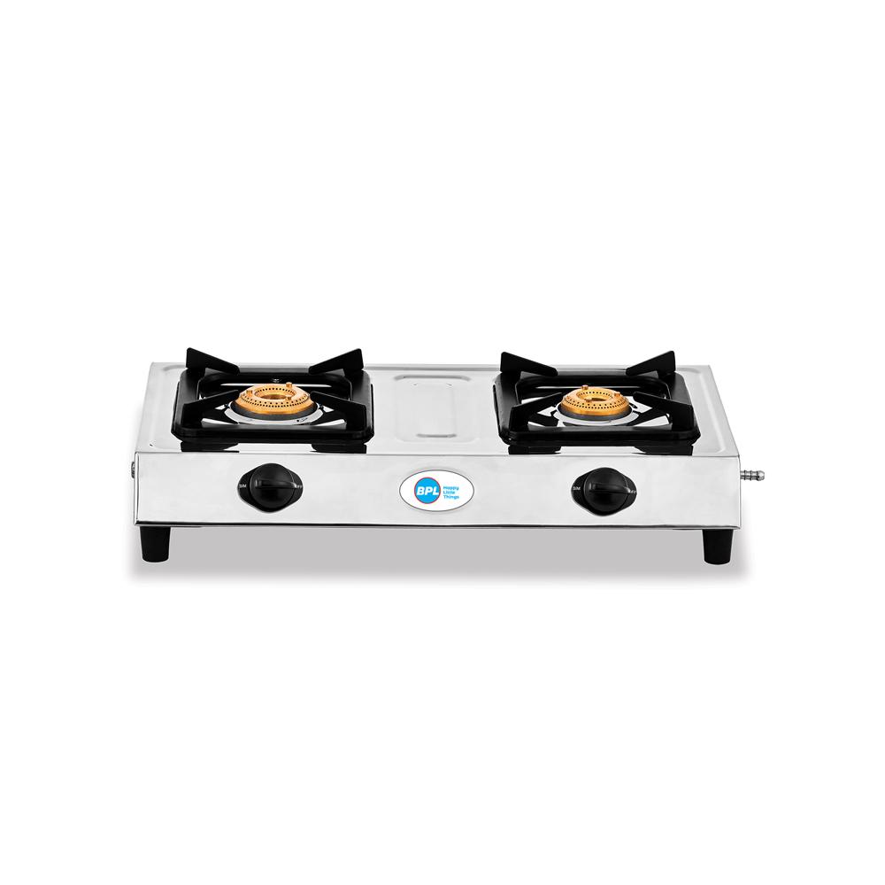 BPL BGSSSB2302B 2-Burner Stainless Steel Gas Stove
