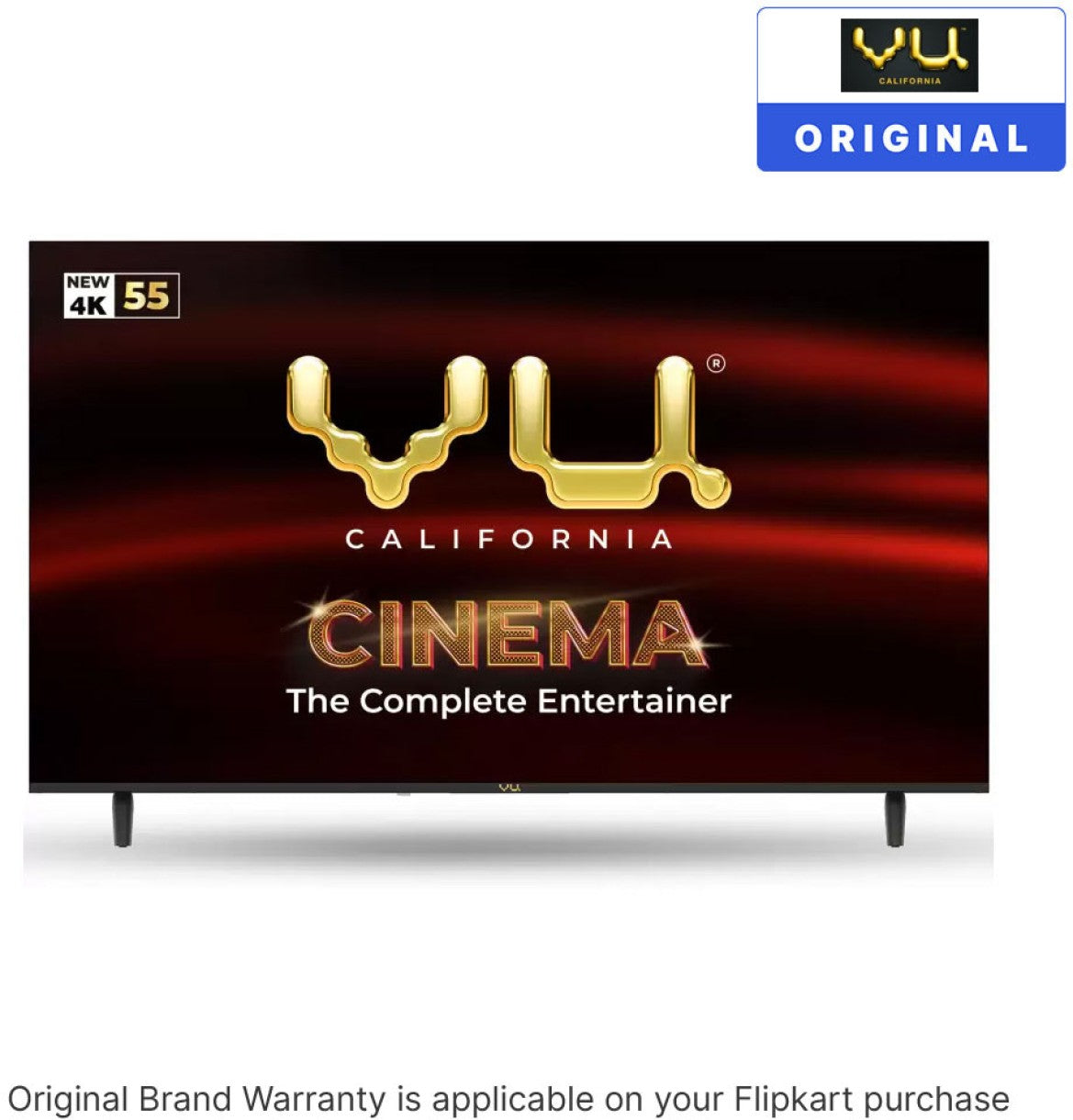Vu Cinema 139 cm (55 inch) Ultra HD (4K) LED Smart WebOS TV 2024 Edition (55CINEMA)  With 3 Year Warranty