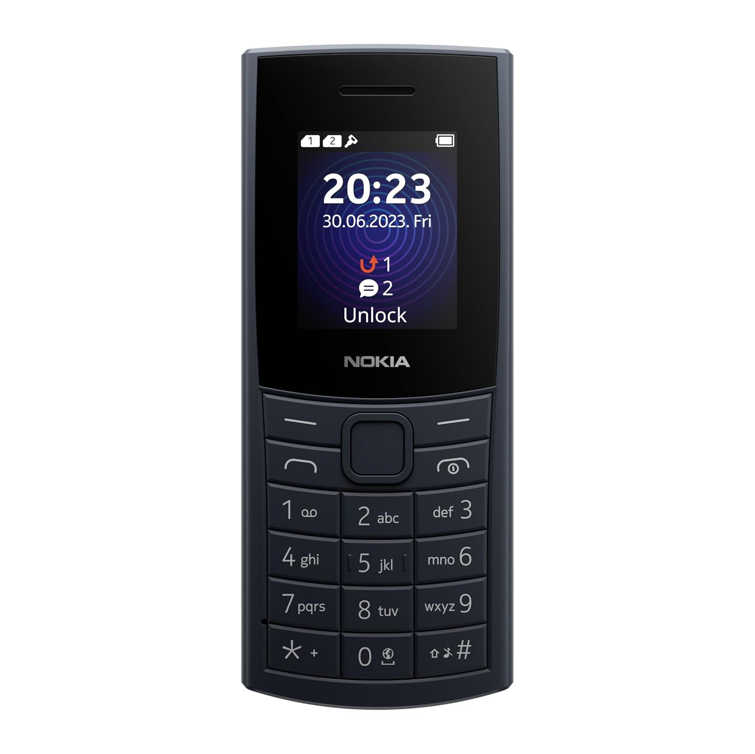 Nokia 110 4G with 4G, Camera, Bluetooth, FM Radio, MP3 Player, MicroSD, Long-Lasting Battery, and pre-Loaded Games | 1 Year Replacement Guarantee
