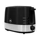 BPL Pop Up Toaster 2-Slice, 850W, Black and Silver,KITCHEN UP PX 5.2S,7 BROWING CONTROL SETTINGS,BUN WARMER,1 DUST COVER inside