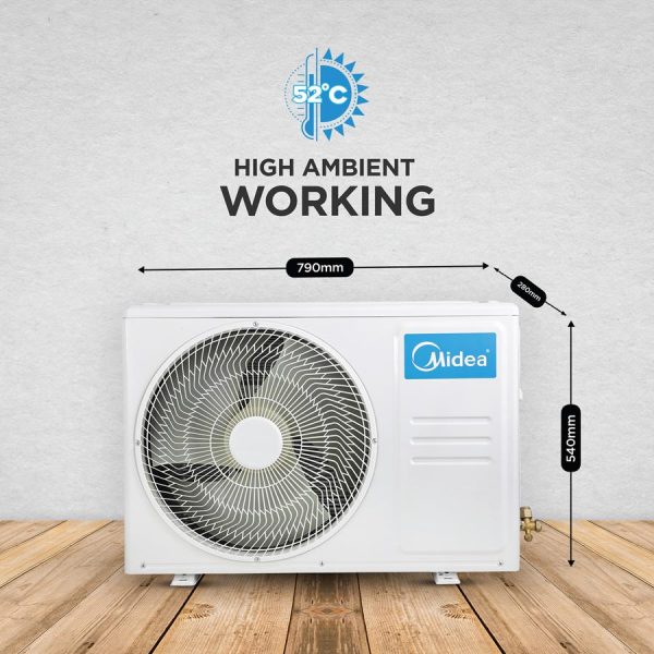 Midea SANTIS MAX CLS 3 Star 1.5 Ton Split Fixed AC