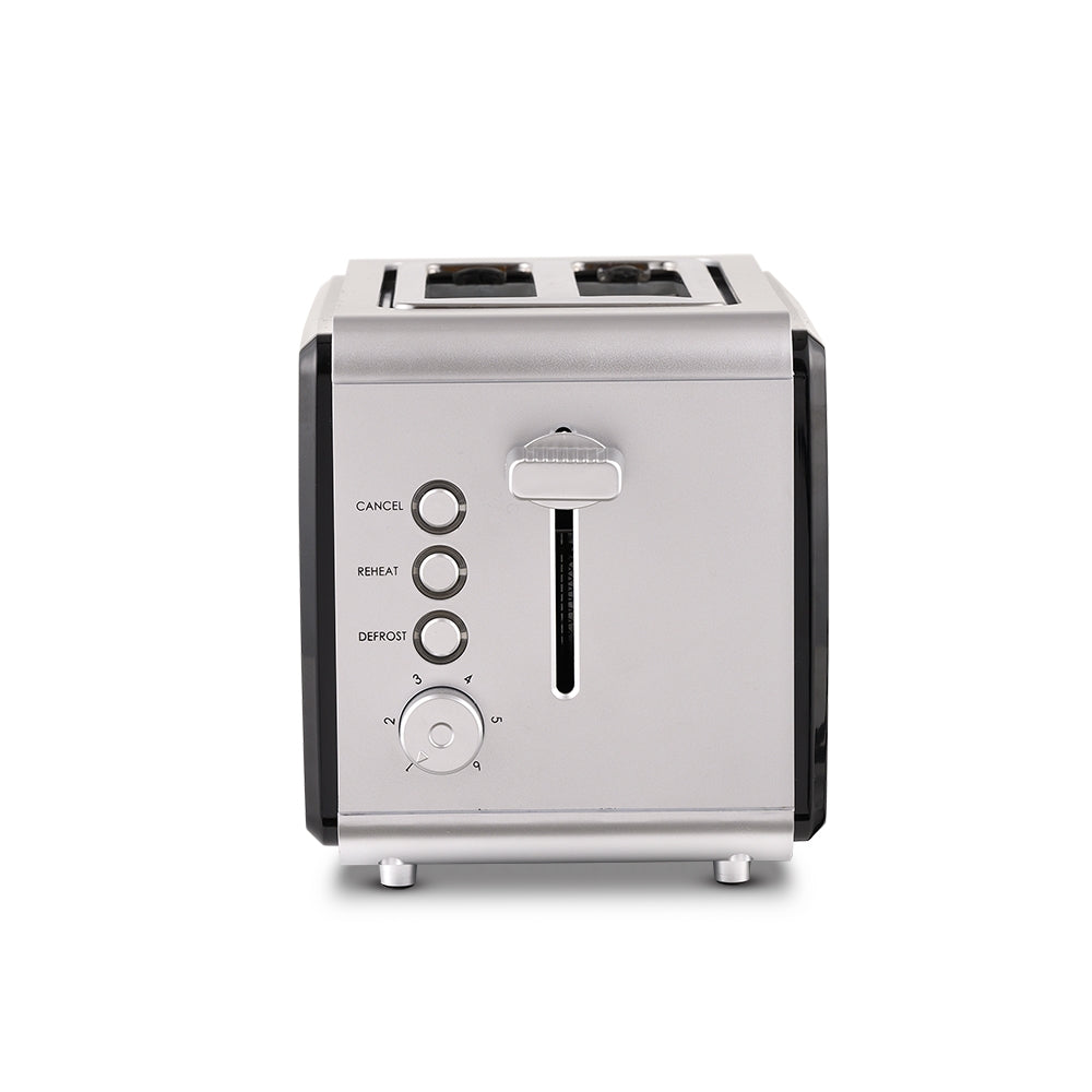 BPL MX 750W Pop-up Toaster – Model BPTPM0022S, Black & SilverProduct Description