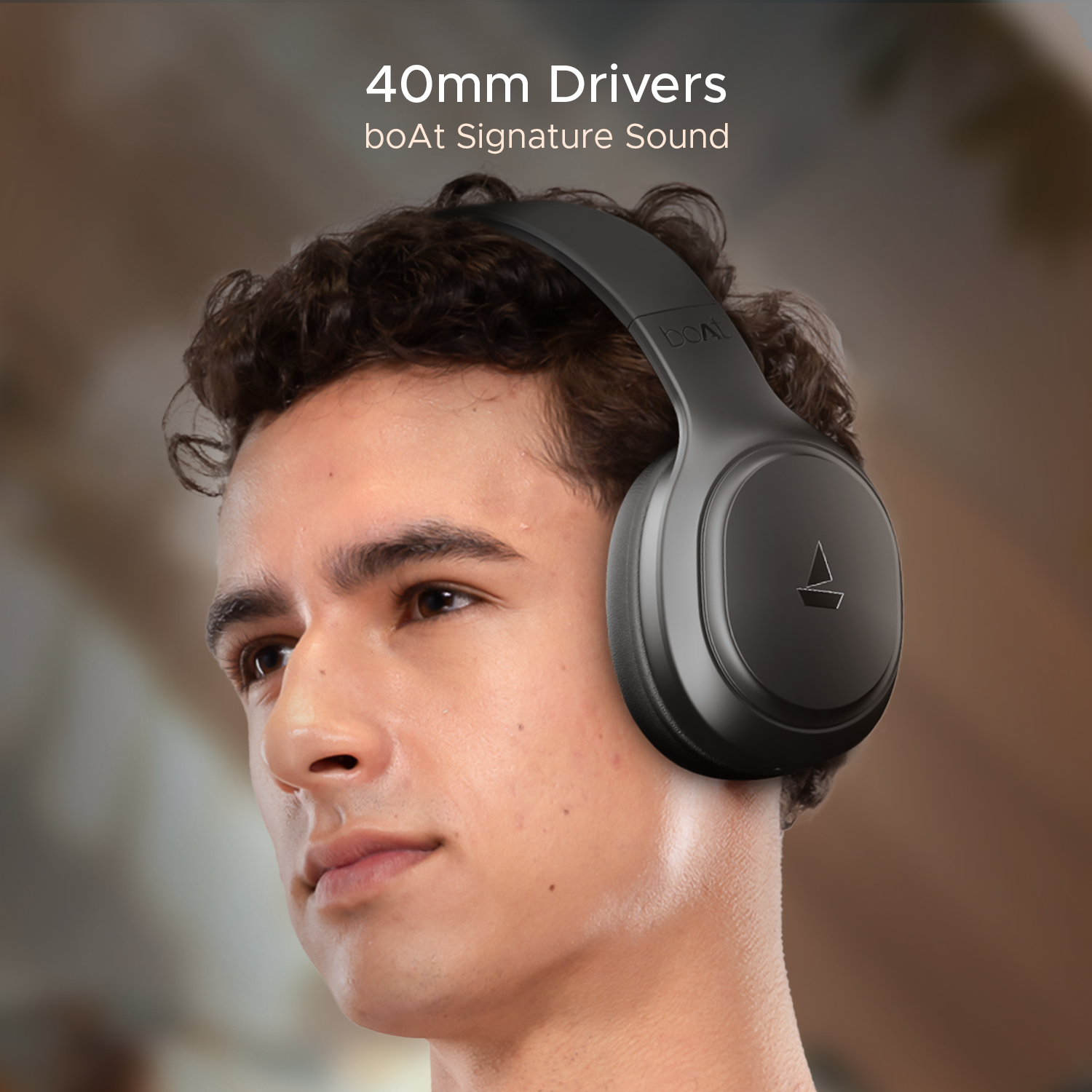 boAt Rockerz 430 – Wireless Bluetooth Headphones with 40H Playtime, BEAST™ Gaming Mode & ENx™ Clear Calls