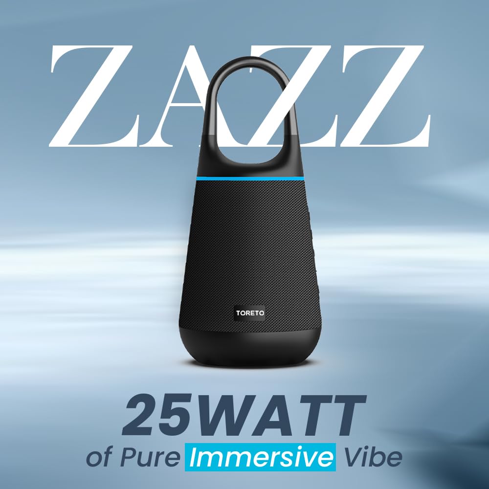 Toreto Bluetooth Speaker Zazz 25W Portable Navin Mart