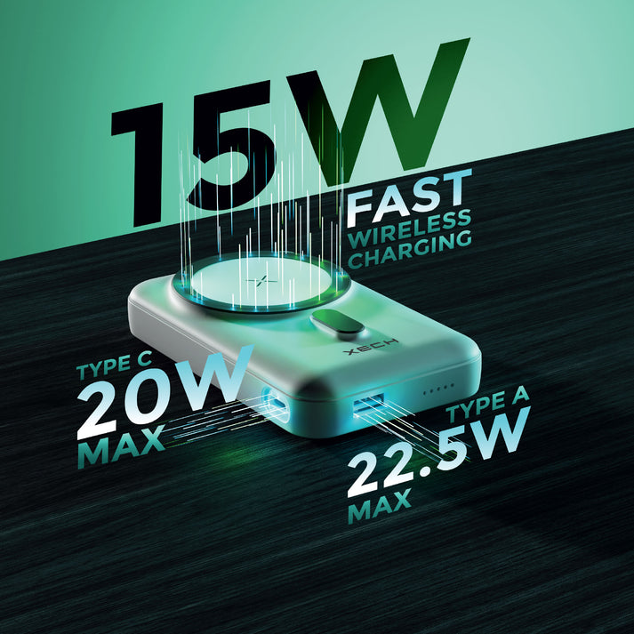 XECH X-Charge MAG | Magnetic Wireless Charger for Fast Charging