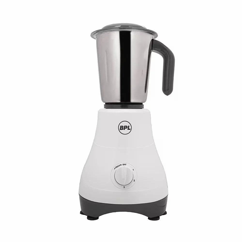 BPL MIX-PULSE Mixer Grinder/Mixie for Kitchen | 500 Watts | 3 MultiPurpose Jars | Powerful Motor | 3-Speed Control | 2-Yr Warranty By Brand