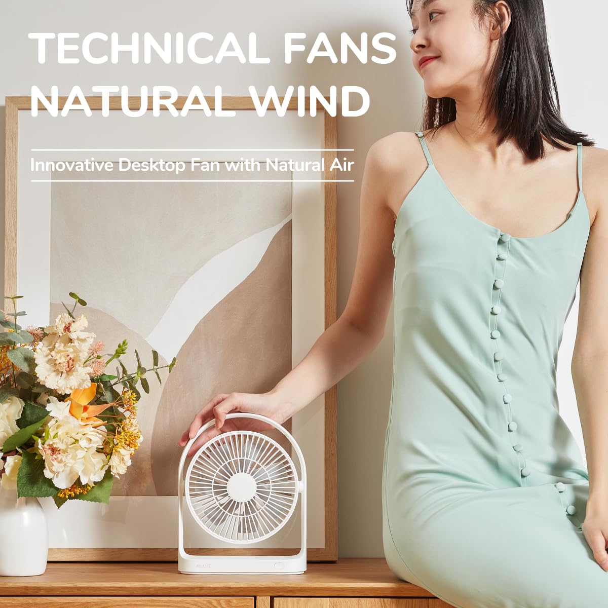JisuLife TableFan Life5 White