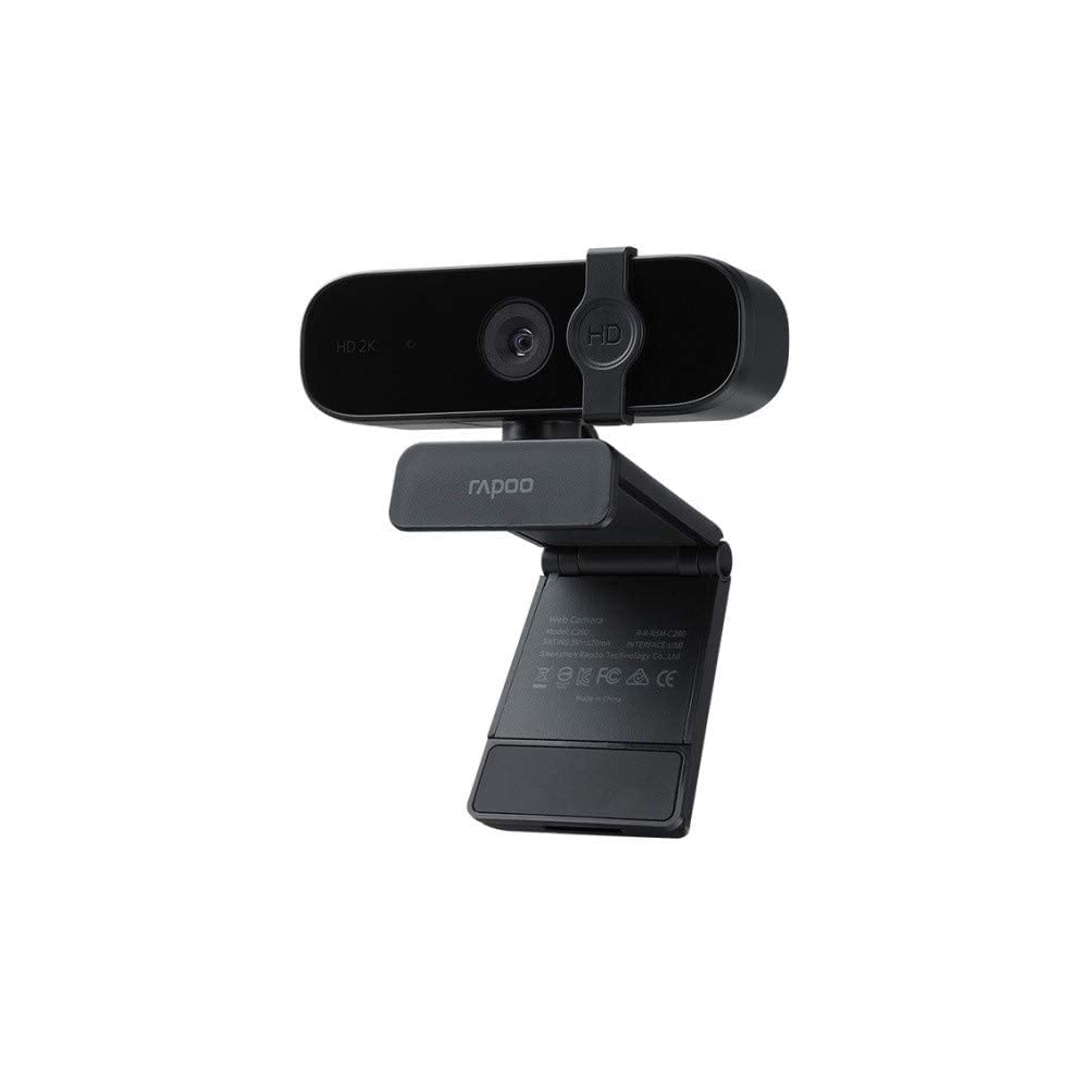 Rapoo C280 1440P Business Webcam with Dual Microphone & Privacy Cover