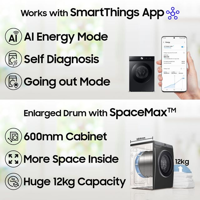 Samsung 12Kg Front Load Washing Machine