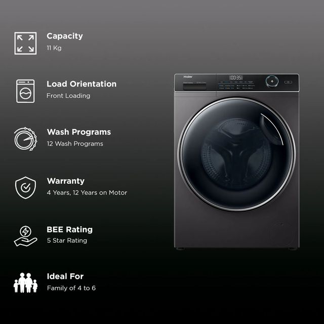 Haier 11/7 Kg Wi-Fi Washer Dryer