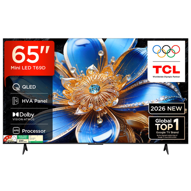 TCL TV T69D 65 Inch QLED TV