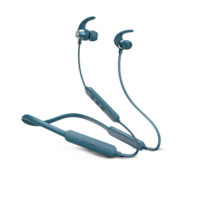boAt Rockerz 255 Pro+- 60HRS Battery- Fast Charge- IPX7- Dual Pairing- Low Latency- Magnetic Earbuds- in Ear Bluetooth Neckband- Wireless with Mic Earphones