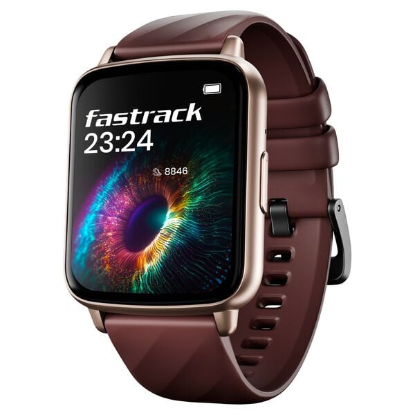 #Wine Red Fastrack Jupiter S1 Smartwatch