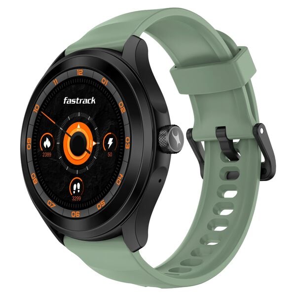 #Green Fastrack VOX Pro Smartwatch