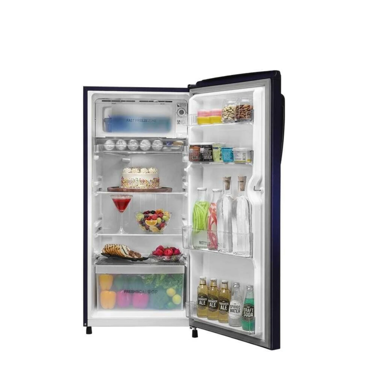 Haier 185L 1 Star Direct Cool Single Door Refrigerator - HRD-2061SMSA-N