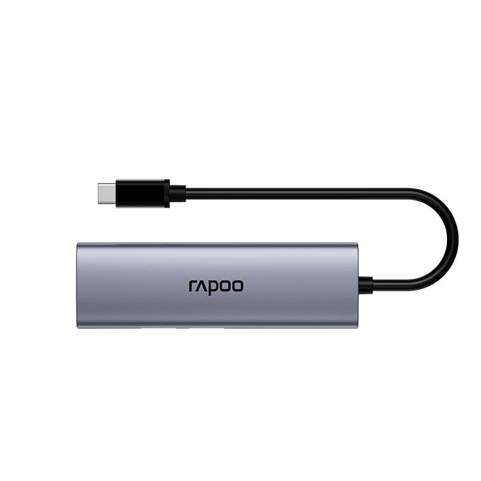 Rapoo XD51 USB-C Hub is a versatile 5-in-1 multi-function