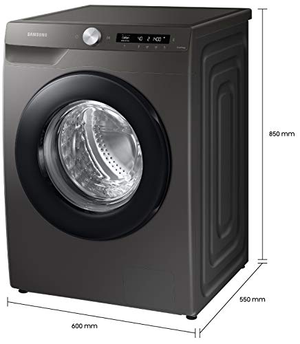 Samsung 8 Kg Wi-Fi Enabled Inverter Fully-Automatic Front Loading Washing Machine (WW80T504DAN/TL- Inox- AI Control)