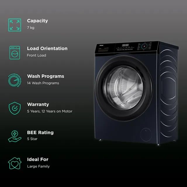 Haier HW70-IM12929BKU1 7 Kg Front Load