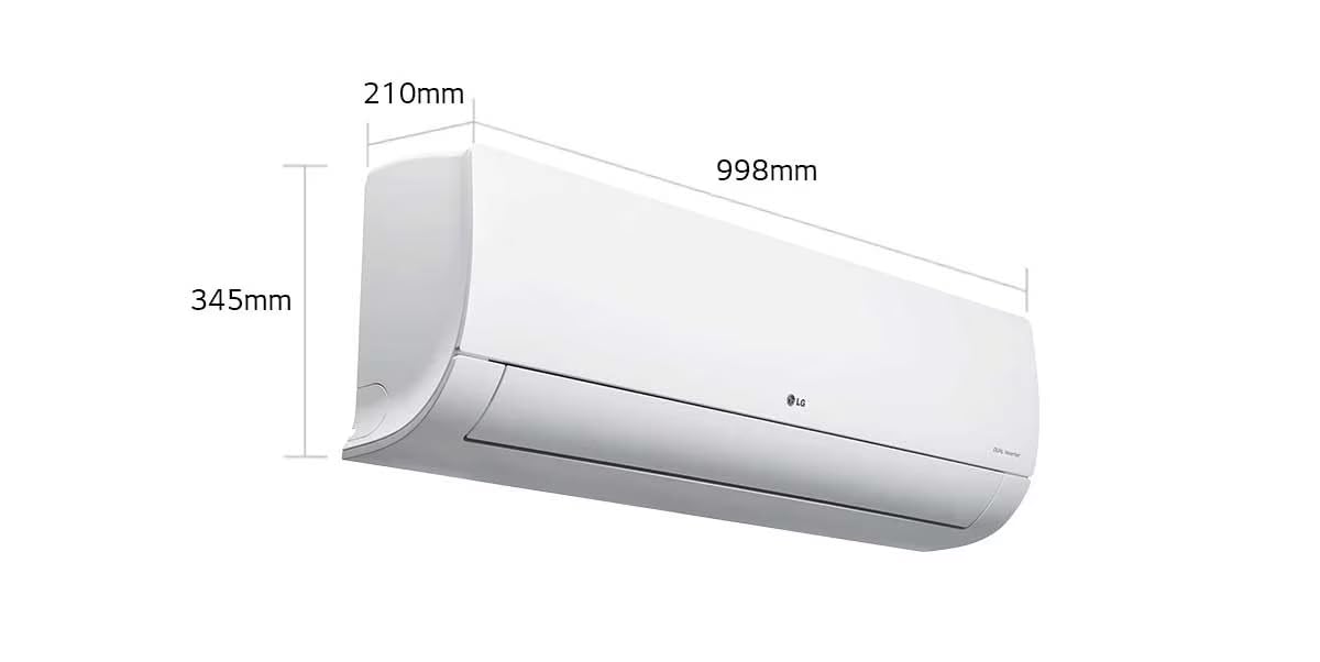 LG 1.5 Ton 5 Star Virat- Dual Inverter split AC (Copper-Super Convertible 5-in -1 Cooling-HD Filter WITH Anti Protection- 2024 Model-TS-Q19BNZE-White)