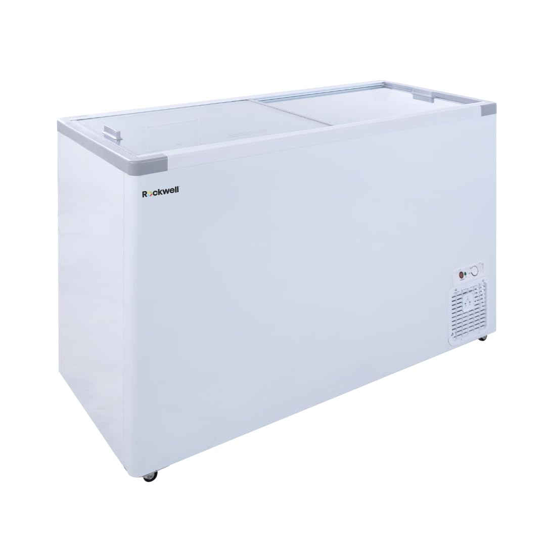 Rockwell SFR350GT Deep Freezer 346L Glass Top