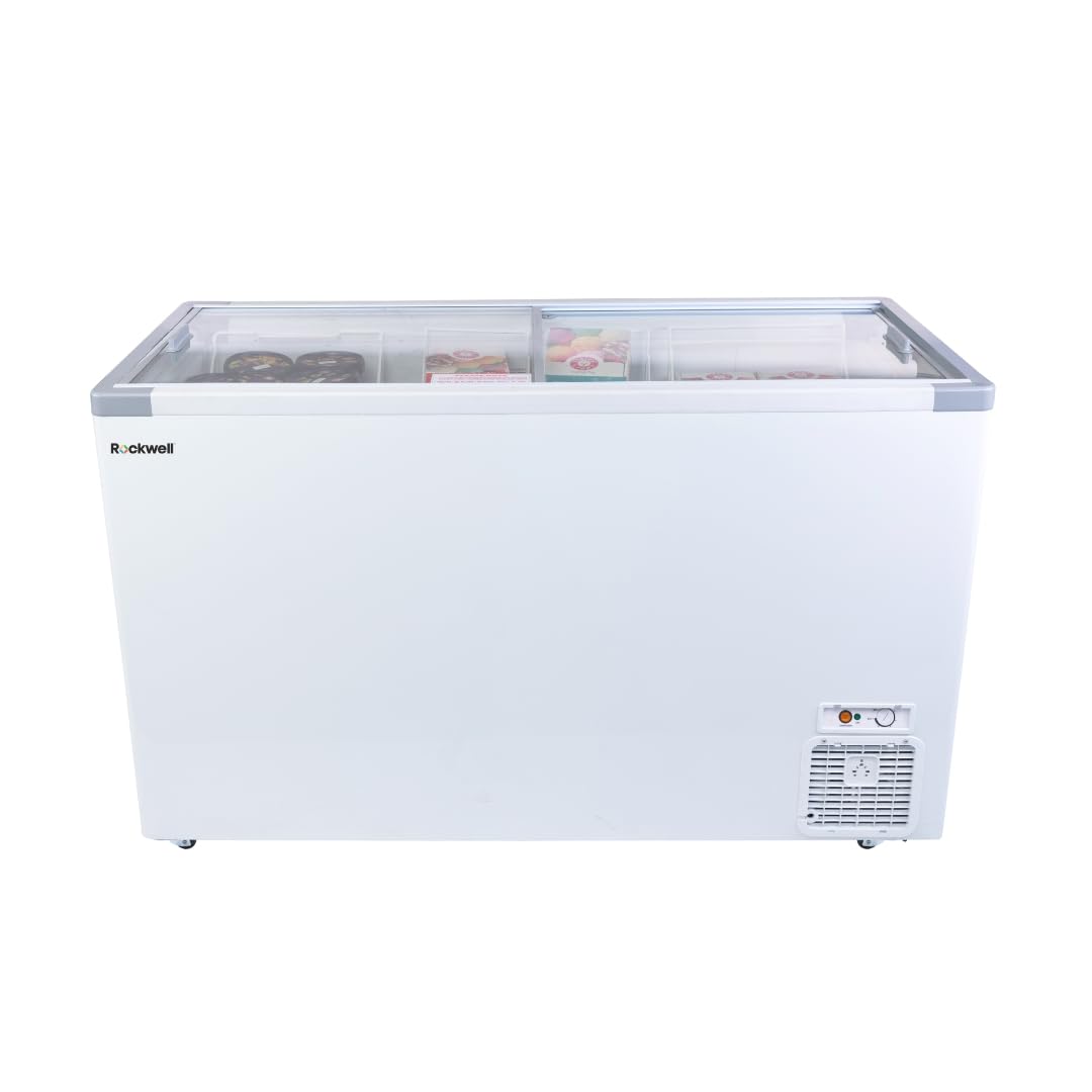 Rockwell 550GT Deep Freezer Glass Top 5 Star