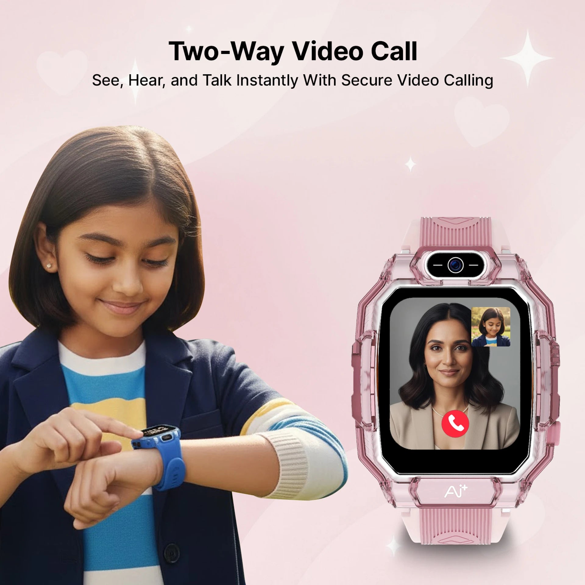 AI+ NovaWatch Kids 4G Magic Pink Smartwatch