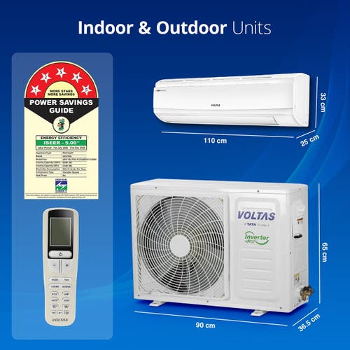 Voltas 2 Ton 5 Star Inverter Split AC Vectra Plus