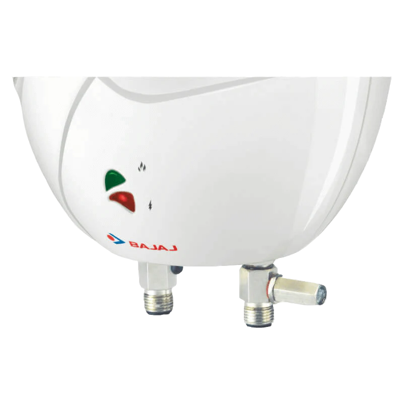 Bajaj Flora Instant 3 Litre Vertical Water Heater, 3KW, White wall mounting