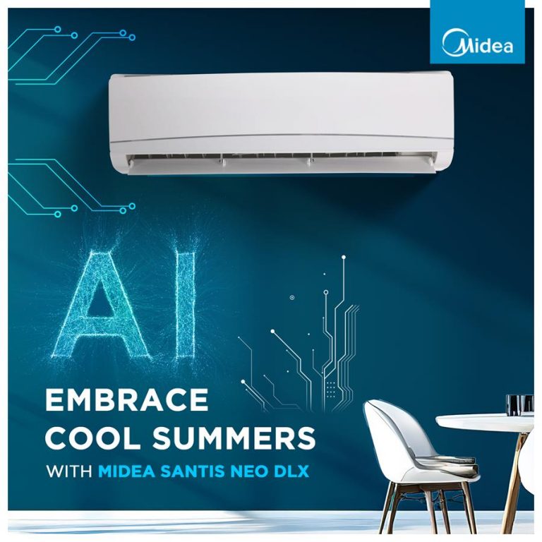 Midea SANTIS NEO DLX 3 Star 1 Ton Split Inverter AC