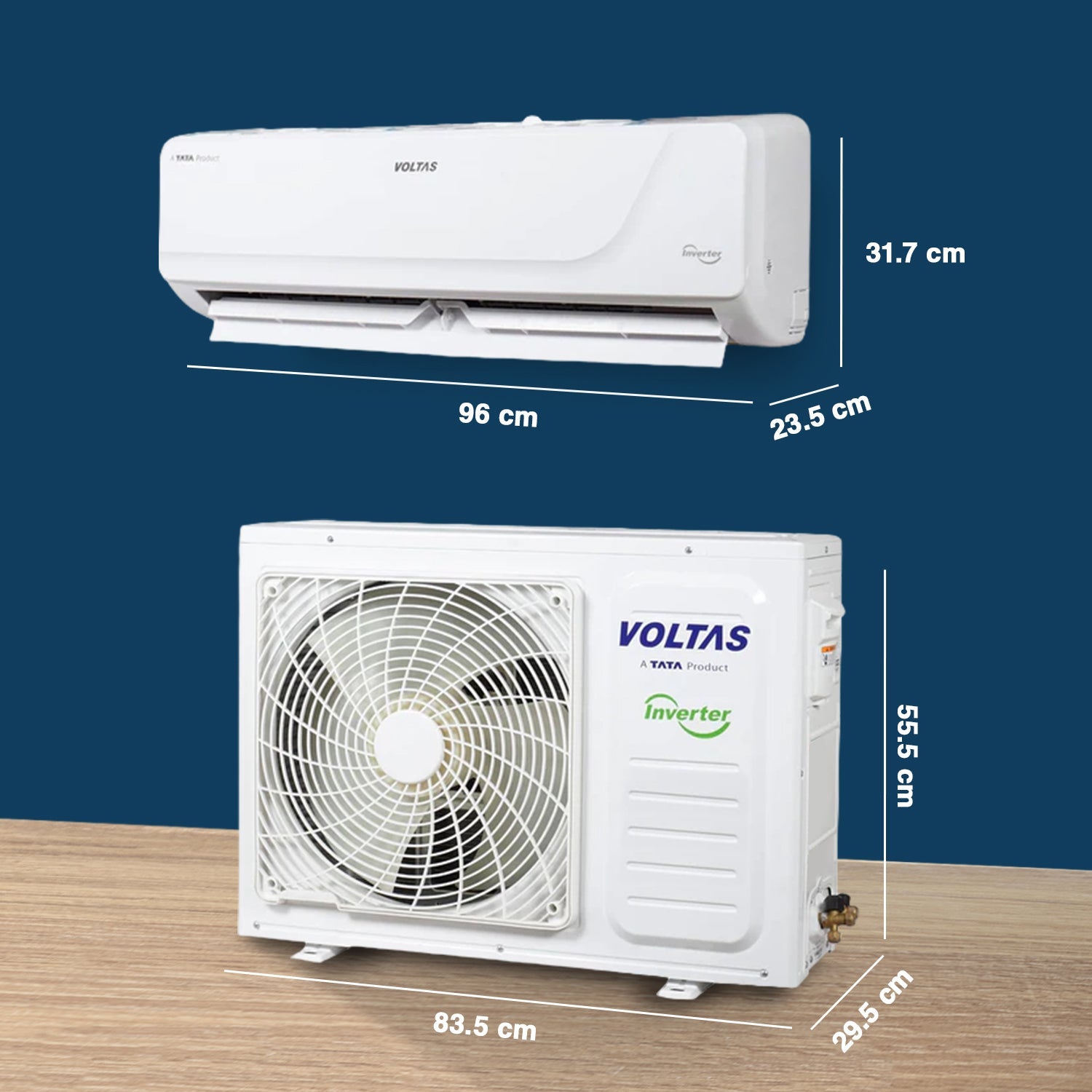 Voltas SmartAir Inverter AC- 1.5 Ton- 3 star - 183V Vertis Platina