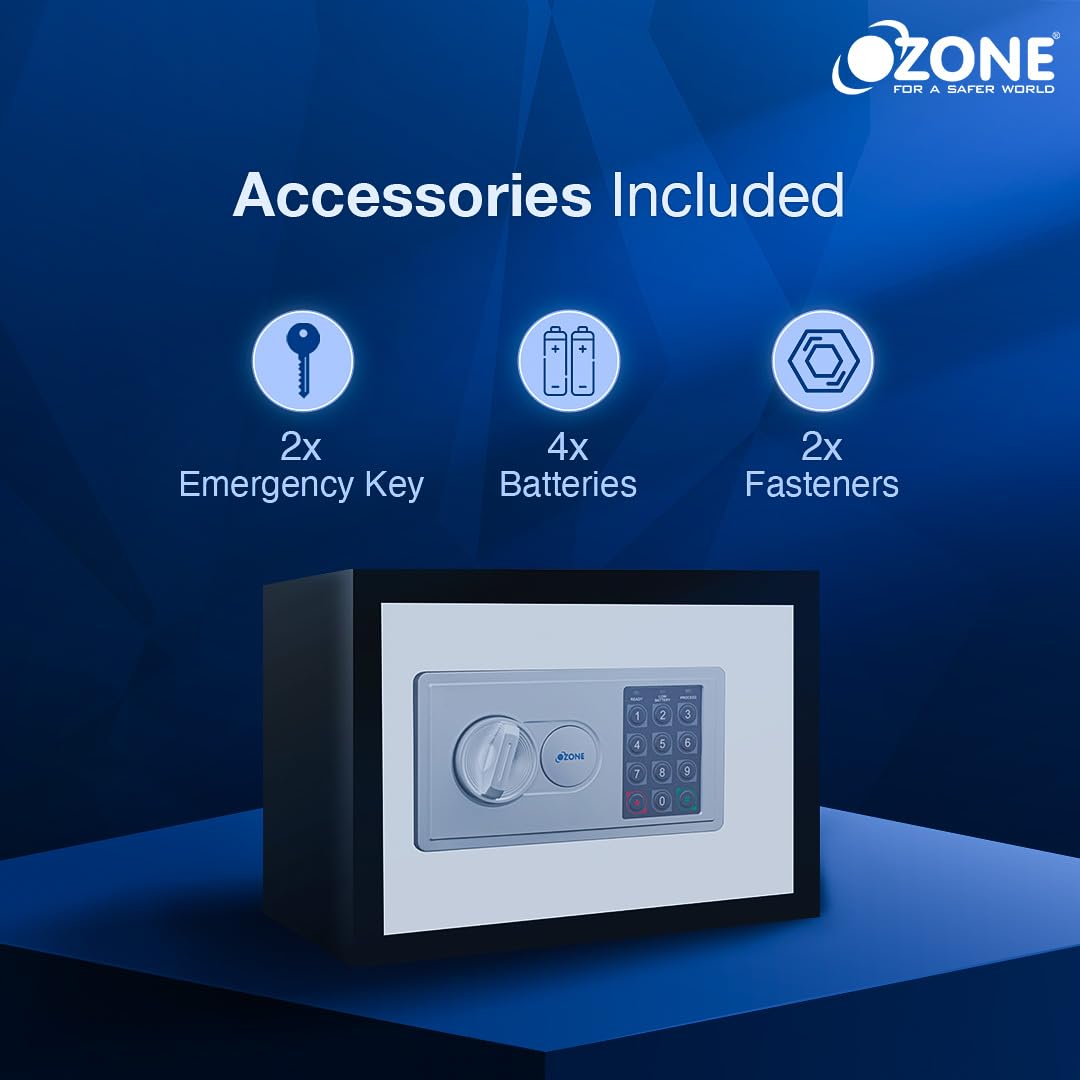 Ozone 7.8 Litres Digital Safe Locker