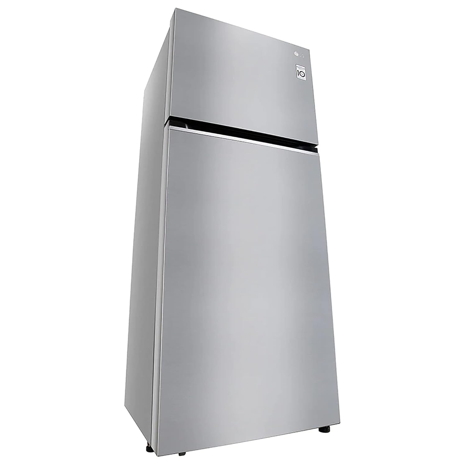 LG 380 L 2 Star Frost-Free Smart Inverter Double Door Refrigerator (GL-S412SPZY- Shiny Steel- Convertible- Gross Volume- 408 L)