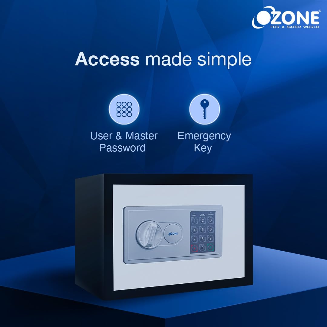 Ozone 7.8 Litres Digital Safe Locker