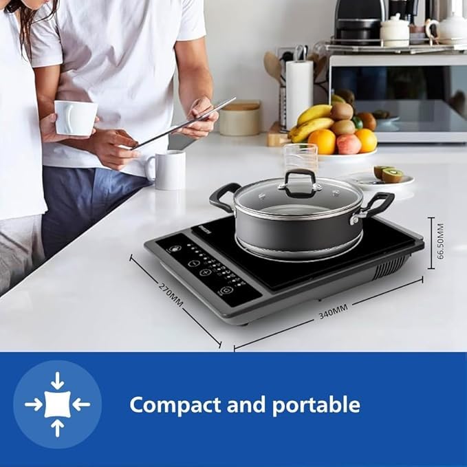 Philips HD4944 1500W Induction Cooktop