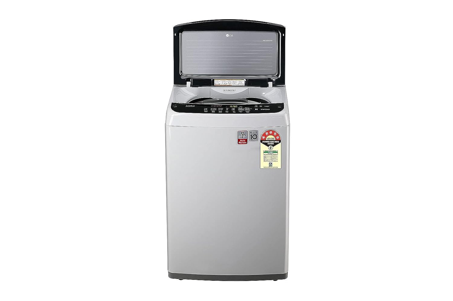 LG 7 kg 5 Star Smart Inverter Technology Fully Automatic Top Load Washing Machine (T70SPSF1ZA- Silver)