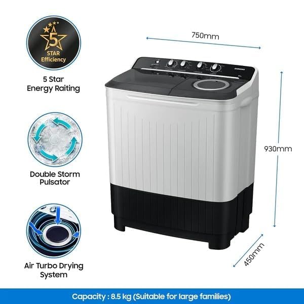 Samsung 9KG Semi Automatic Washing Machine