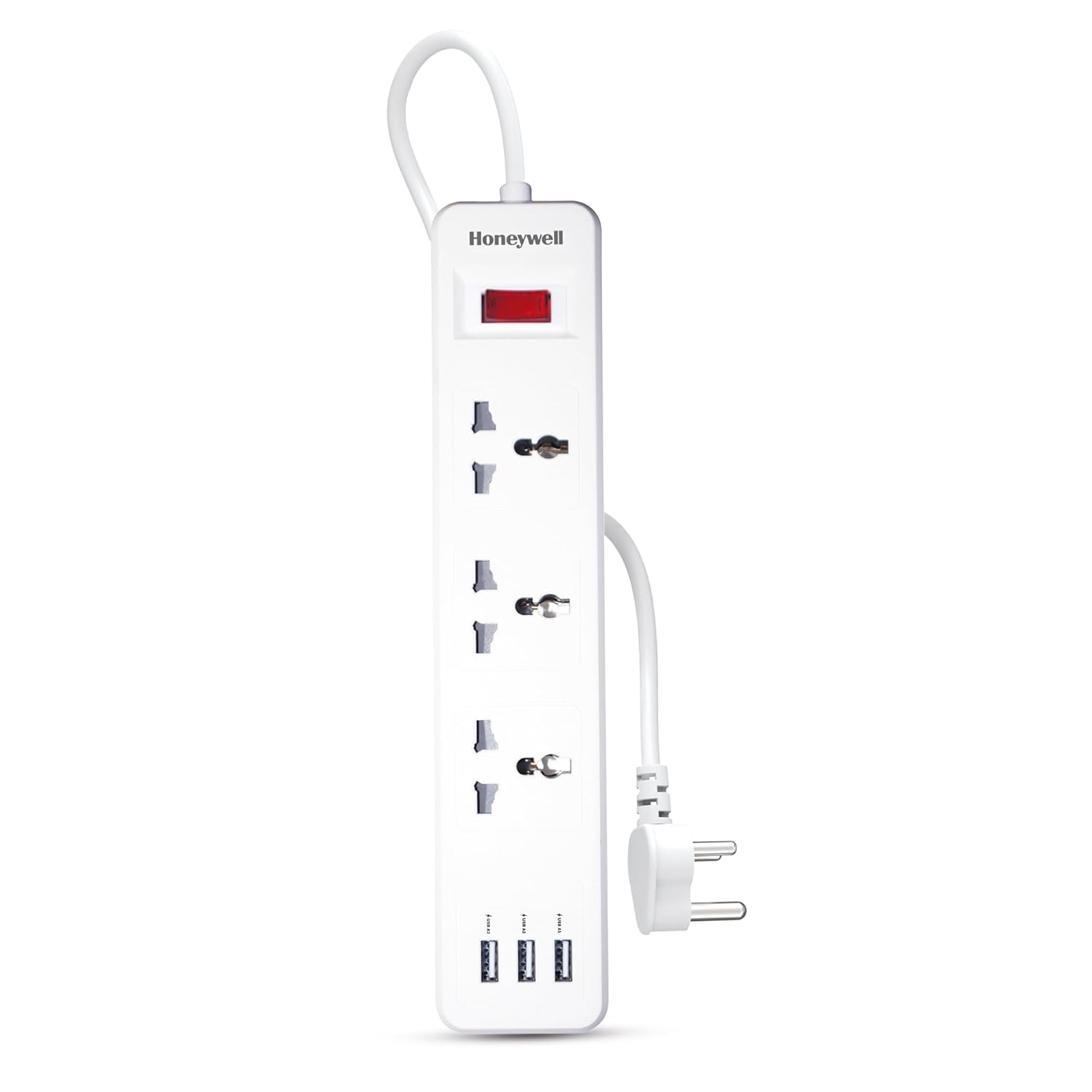 Honeywell 3 Outlet Extension Board USB