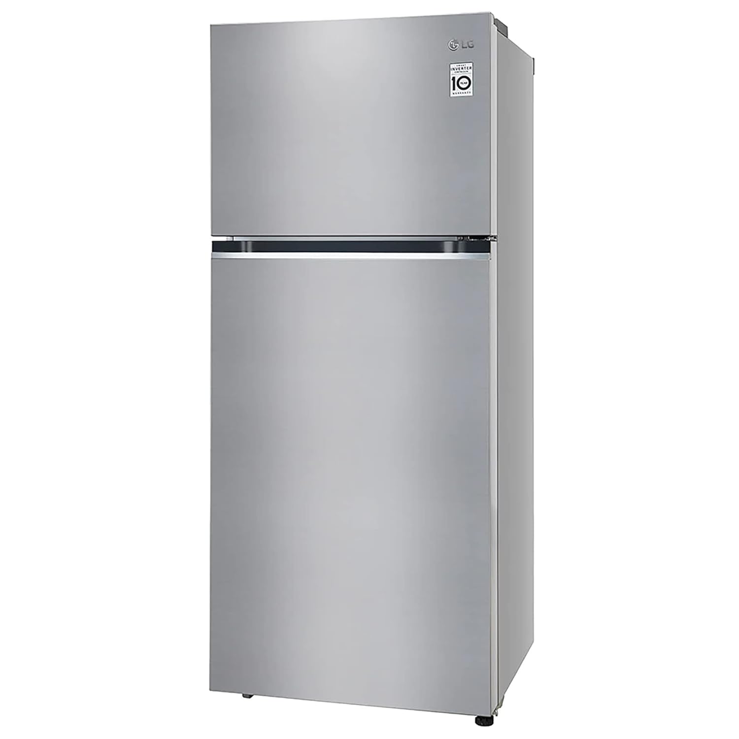 LG 380 L 2 Star Frost-Free Smart Inverter Double Door Refrigerator (GL-S412SPZY- Shiny Steel- Convertible- Gross Volume- 408 L)