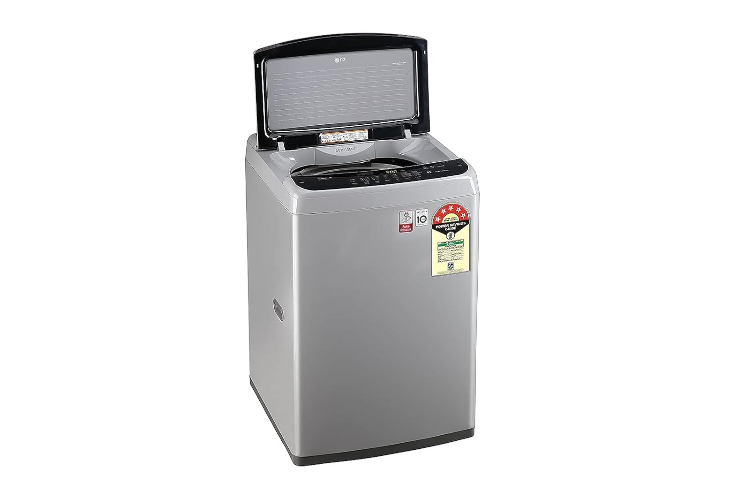 LG 7 kg 5 Star Smart Inverter Technology Fully Automatic Top Load Washing Machine (T70SPSF1ZA- Silver)