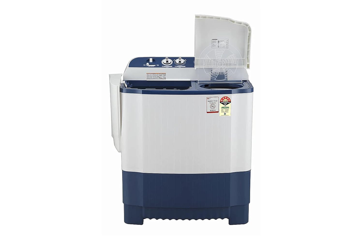 LG 7 Kg 5 Star Semi-Automatic Top Loading Washing Machine Appliance (P7010NBAZ- Dark Blue)