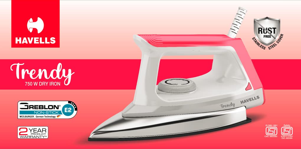 Havells Trendy 750 Watt Dry Iron