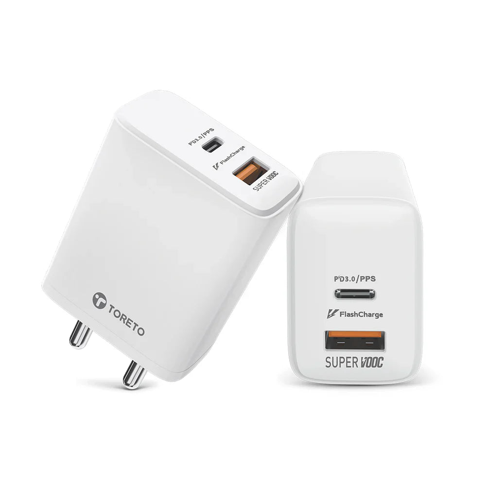 Toreto 554 TOR Charger Pulse 45W SuperVOOC: Ultra-Fast Charging Solution for High-Performance Devices