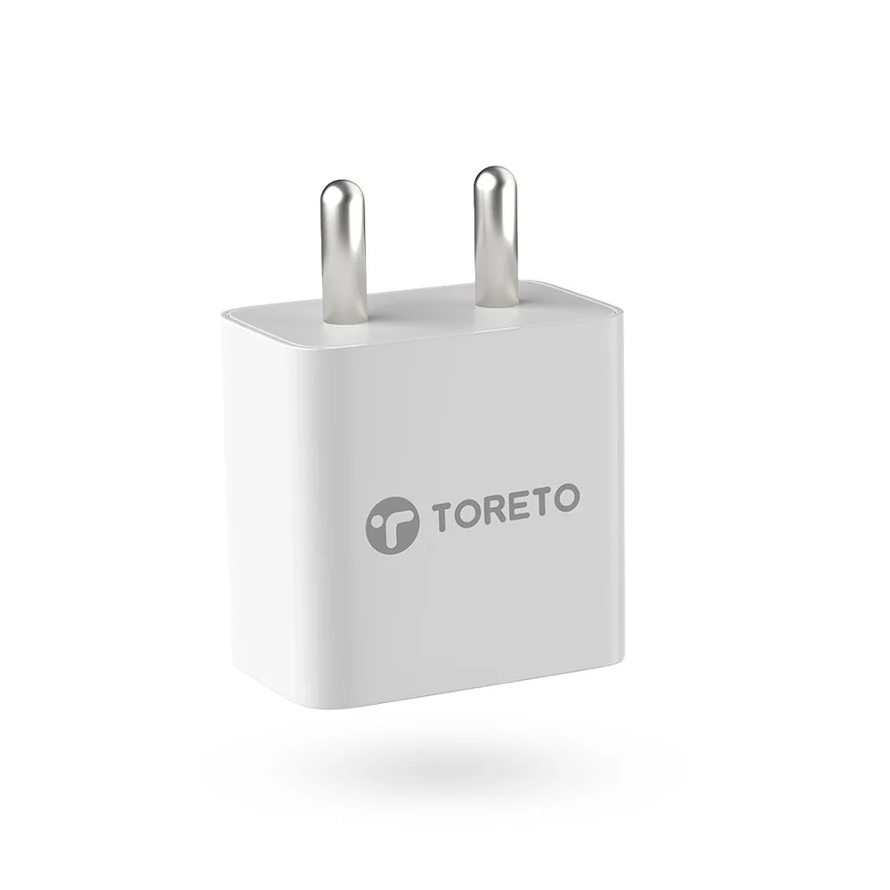 Toreto 560M TOR Zest Lite 15W Fast Charger with Micro USB Cable – Compact- Lightweight- and Efficient Charging Adapter for Smartphones & Devices