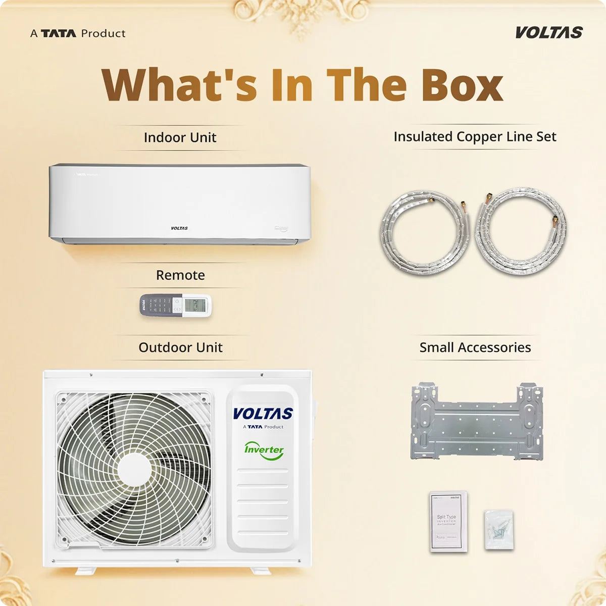 Voltas 2 Ton 3 Star Inverter Split AC – Venus Luxe