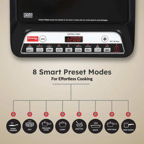 Prestige PIC 20 Neo 1600W Induction Cooktop