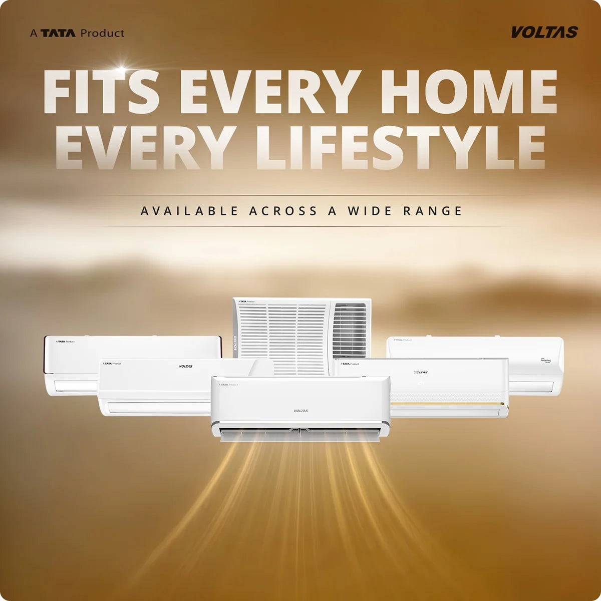 Voltas 2 Ton 3 Star Inverter Split AC – Venus Luxe